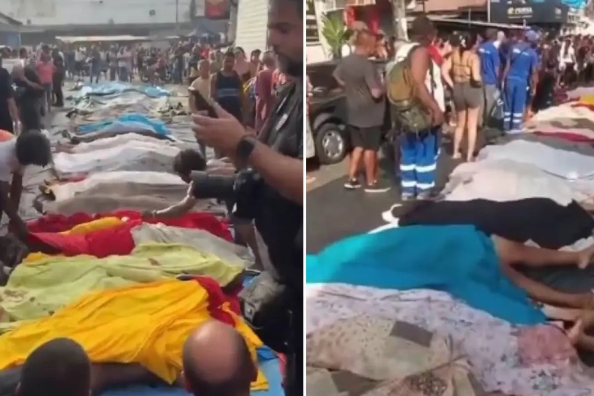 Ascienden a 132 los muertos por el operativo policial en las favelas de Río de Janeiro, Brasil