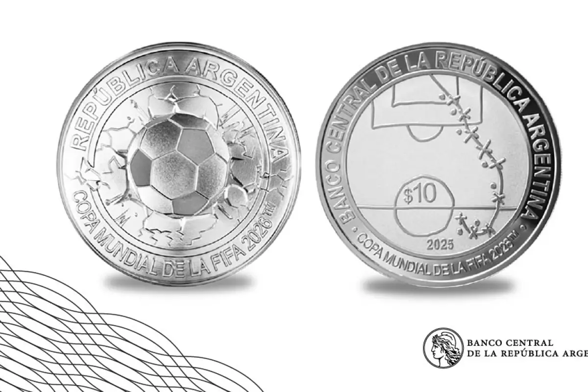 Argentina lanza una moneda del Mundial 2026 con el segundo gol de Maradona ante Inglaterra en México 1986
