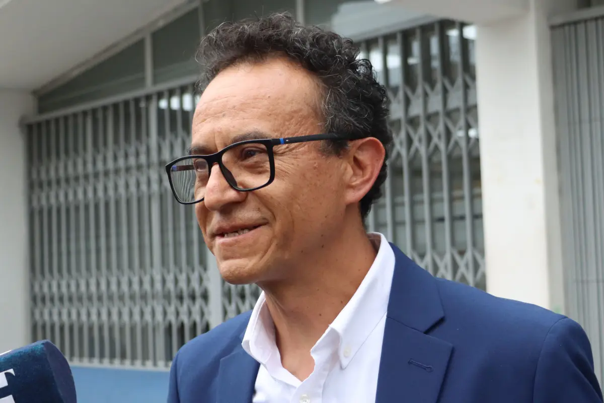 Christian Zurita tras rendir versión en Caso Villavicencio. (Fotografía: API)