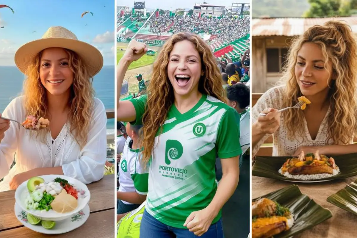 Comió ceviche y fue al estadio Shakira “recorrió” varios rincones de Manabí gracias a la Inteligencia Artificial, La Inteligencia Artificial llevó a Shakira a disfrutar de Manabí. 