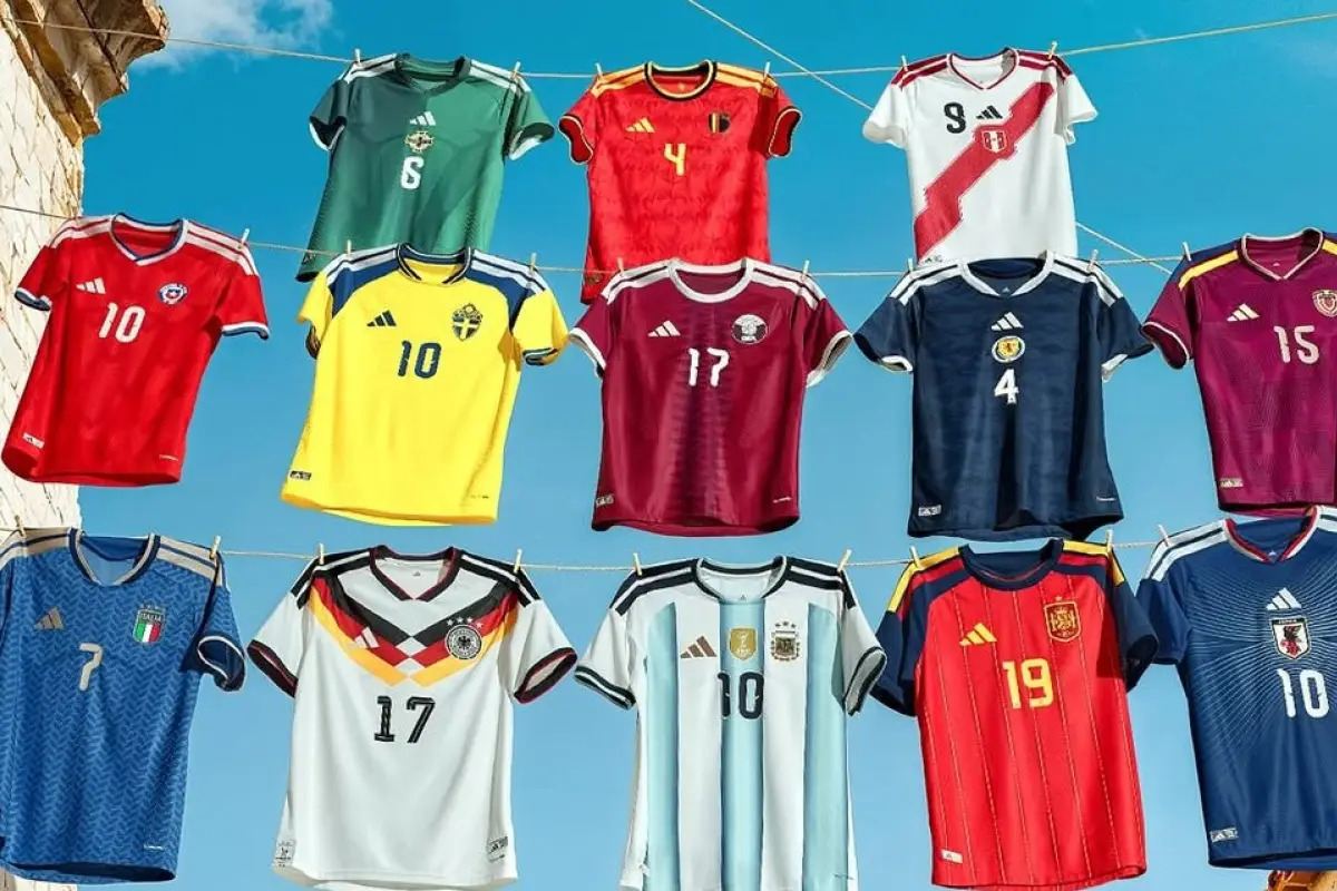 Adidas presenta 22 nuevas camisetas oficiales rumbo al Mundial de Fútbol 2026