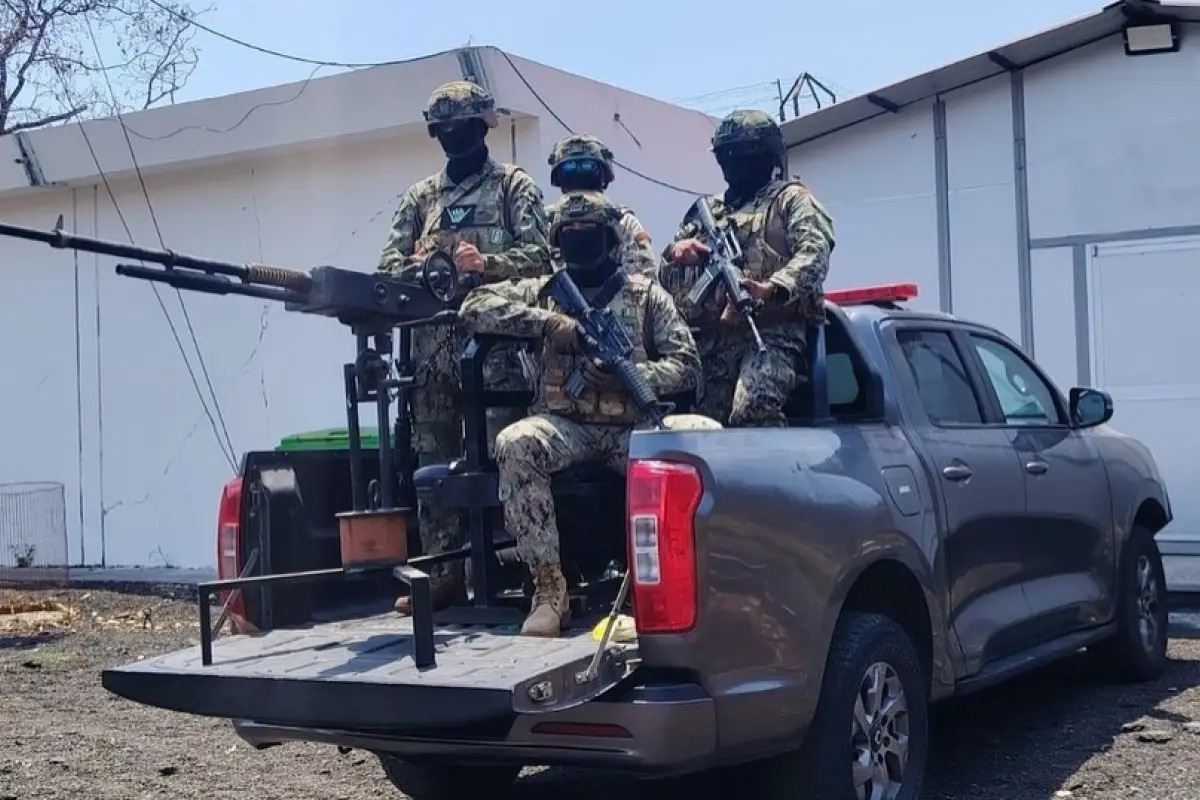 Fuerzas Armadas decomisan una ametralladora de alto calibre en el suburbio de Guayaquil