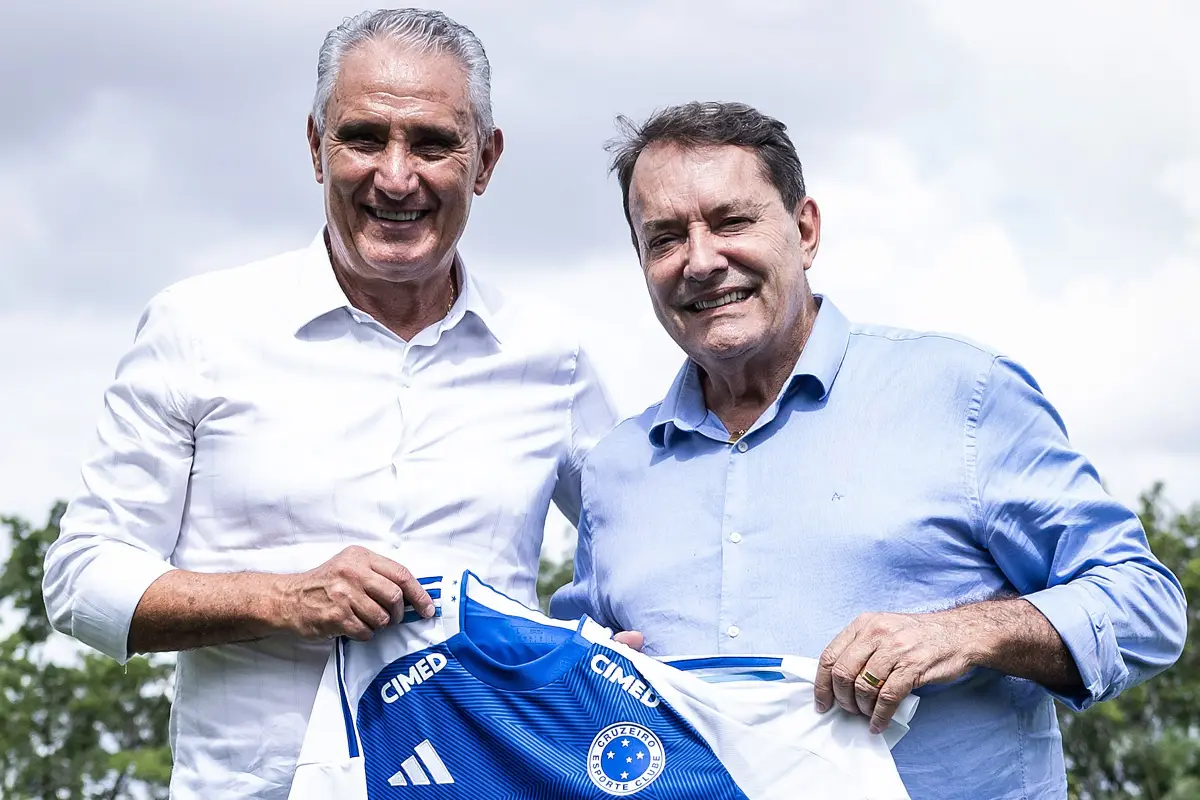 Cruzeiro de Keny Arroyo anuncia a Tite como nuevo entrenador.
