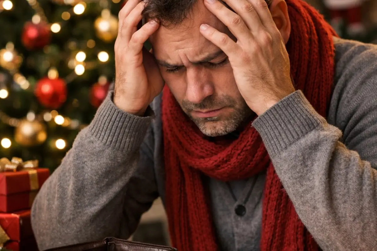 Las frecuentes en el manejo del dinero en época de Navidad. FOTO Inteligencia Artificial., 