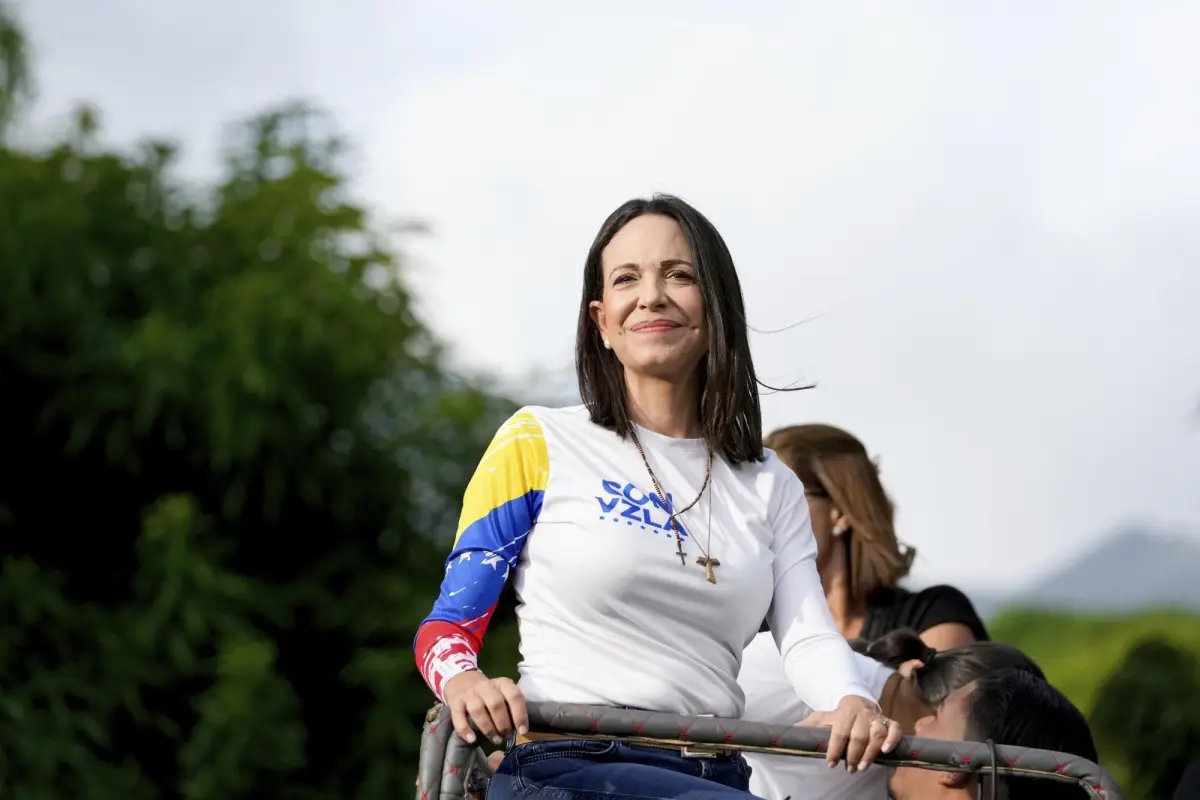 (Foto de ARCHIVO)
María Corina Machado

REMITIDA / HANDOUT por CABILDO DE TENERIFE
Fotografía remitida a medios de comunicación exclusivamente para ilustrar la noticia a la que hace referencia la imagen, y citando la procedencia de la imagen en la fir