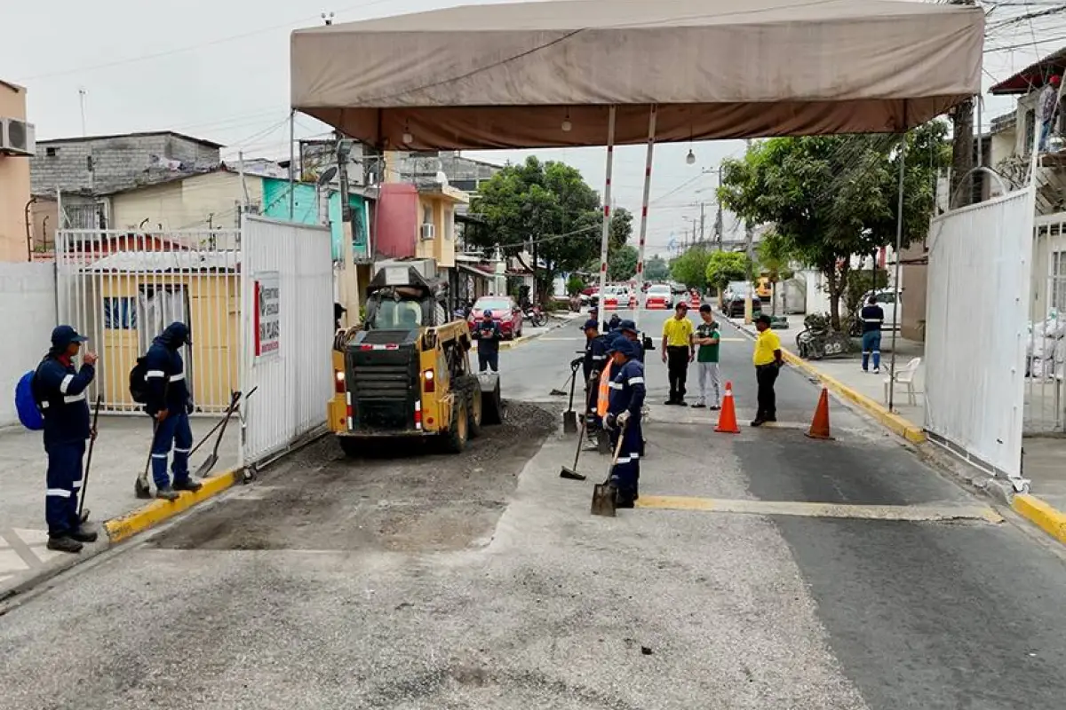 Operarios trabajan de 7 a.m. a 5 p.m. en la Huancavilca Norte.