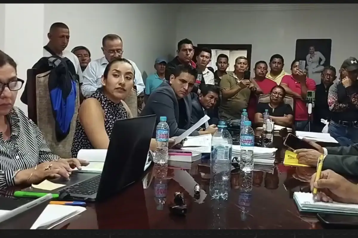 La sesión en la que se necesitaba 5 de los 8 votos del Concejo Municipal de Jipijapa que incluye a la alcaldesa.