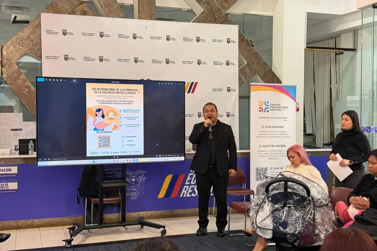 El Consulado de Ecuador en Queens, Nueva York también realiza talleres de asesoría para
Víctimas de Violencia y Acompañamiento Emocional.