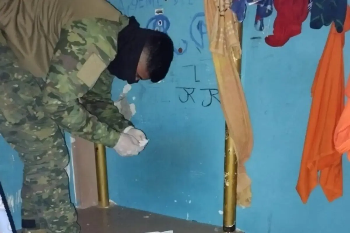 Los militares revisaron las celdas de diferentes pabellones.