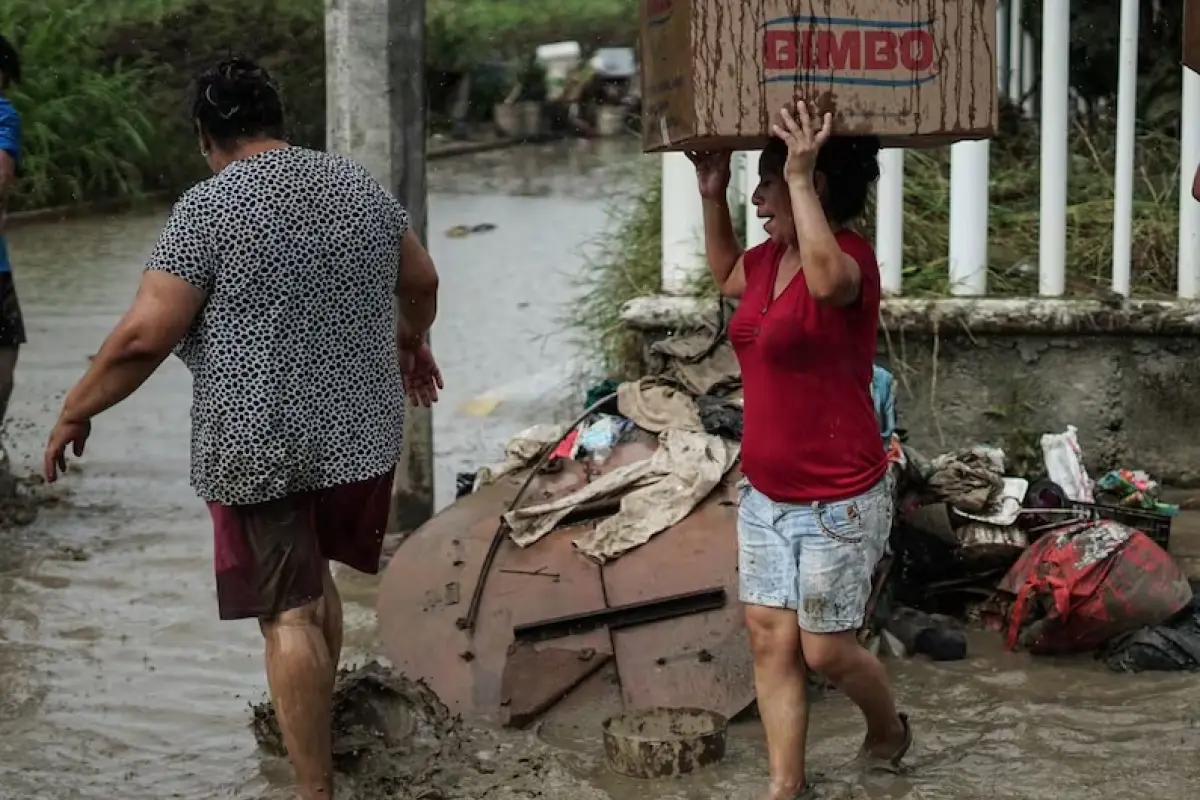 Las fuertes lluvias han dejado personas damnificadas en varios municipios de México.