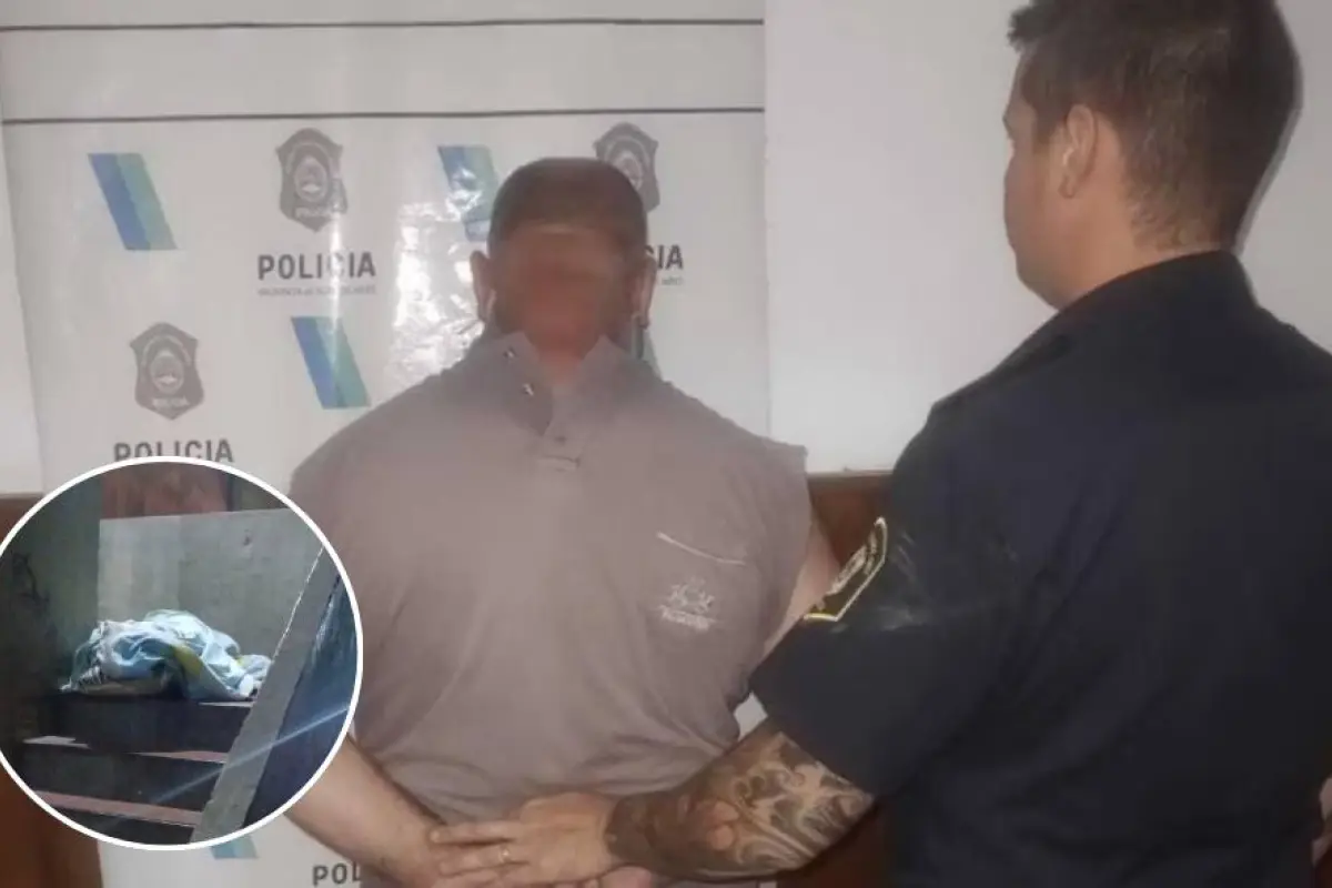 El sospechoso del crimen fue detenido, mientras que el cadáver se halló en una escalera. 