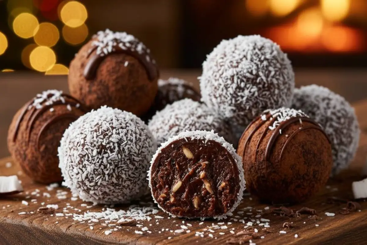 Las trufas de chocolate son deliciosas y fáciles de preparar. 