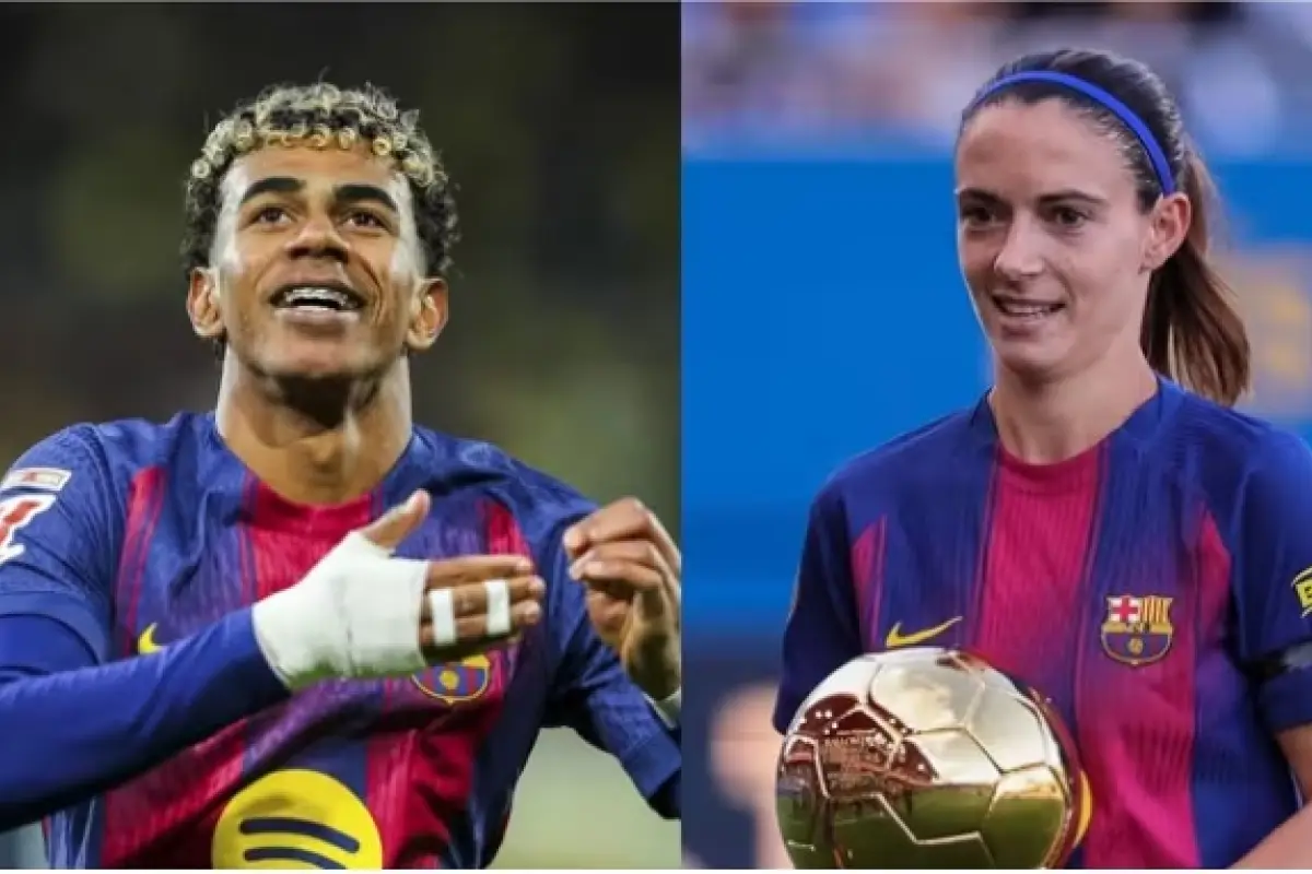 Lamine Yamal y Aitana Bonmatí son figuras del FC Barcelona. FOTO: Europa Press.