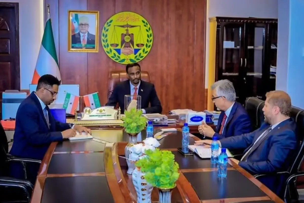 El ministro de Exteriores de Somalilandia, Abdirahman Dahir. FOTO Europa Press., 