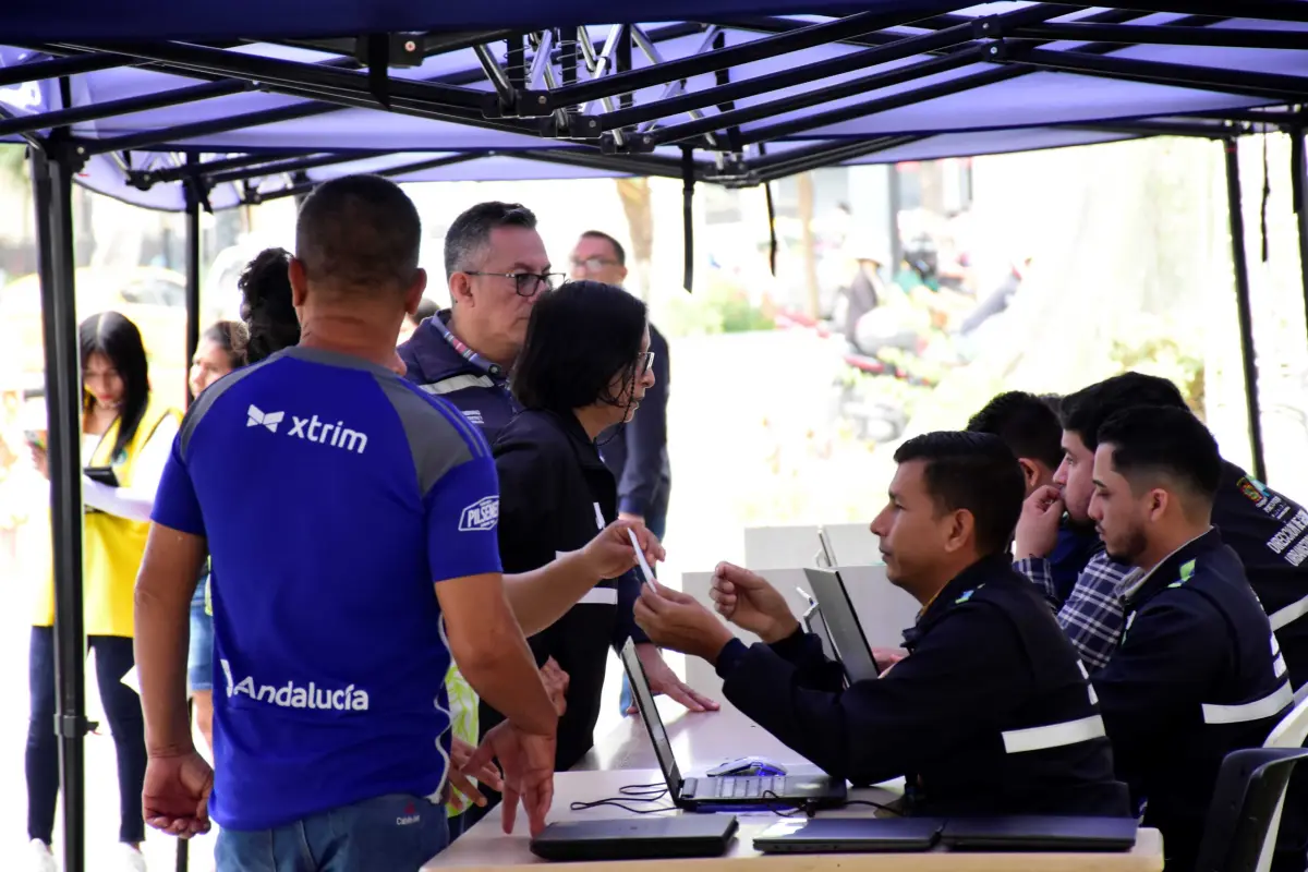 La mañana de este lunes, el municipio realizó su segundo simulacro de atención y se ubicaron carpas.