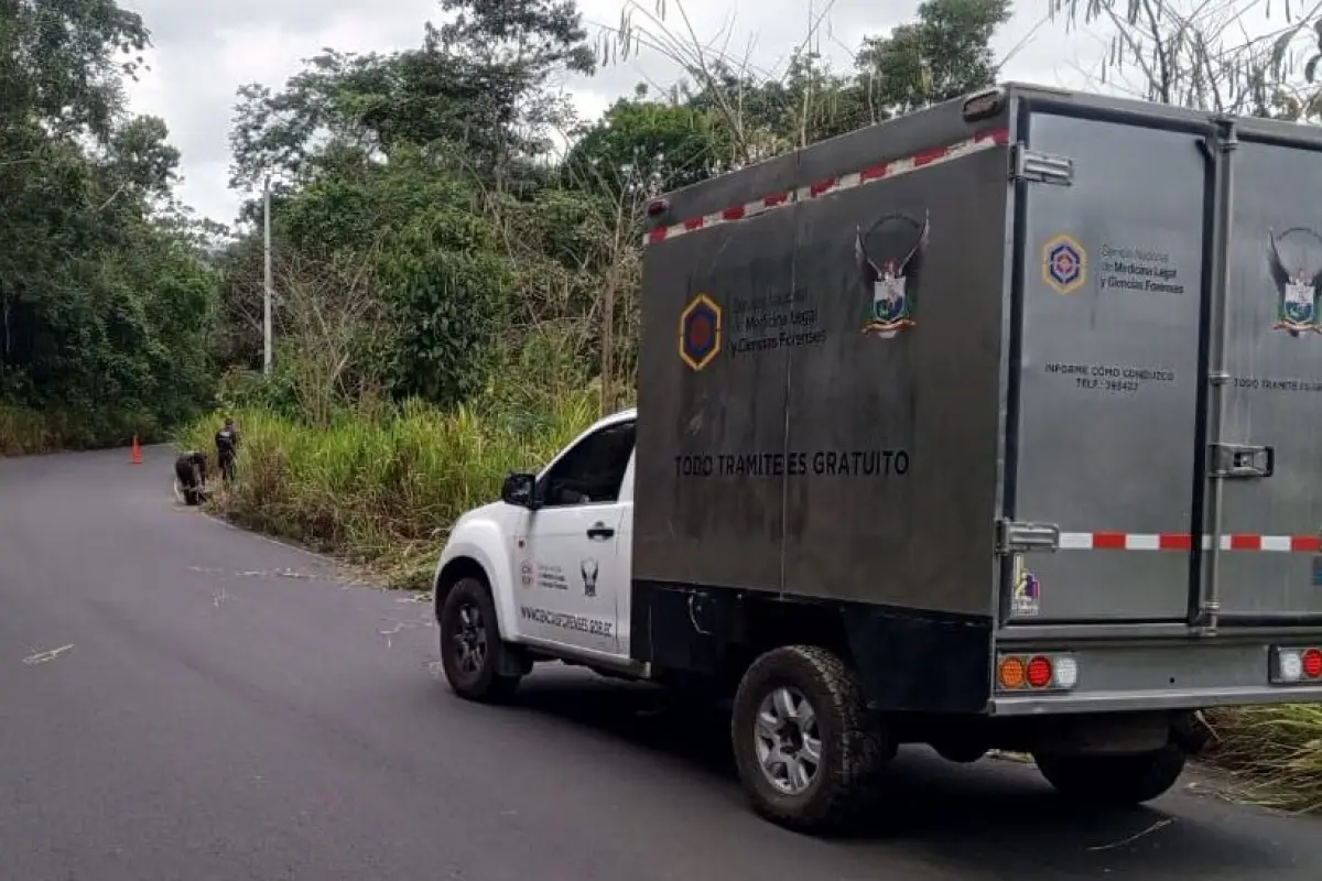 El cuerpo fue trasladado al Centro Forense de Portoviejo para la autopsia de rigor y su identificación.