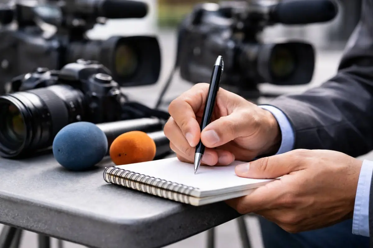 Según Fundamedios, en 2025 se registraron múltiples agresiones a la prensa y cinco periodistas fueron asesinados., Cortesía