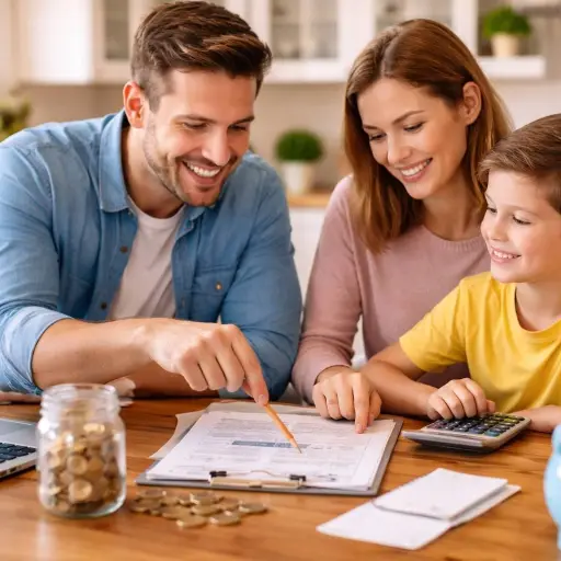 Educación financiera: niños y presupuesto del hogar