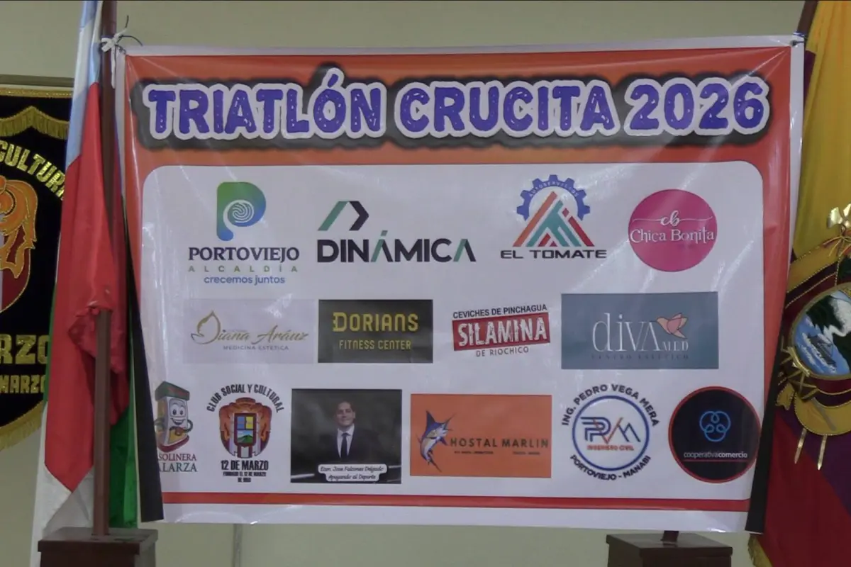 Club 12 de Marzo organiza triatlón en Crucita para reactivar turismo y deporte
