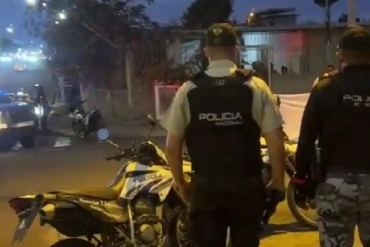 Violencia imparable en Manta joven motociclista fue acribillado en la avenida Interbarrial., 
