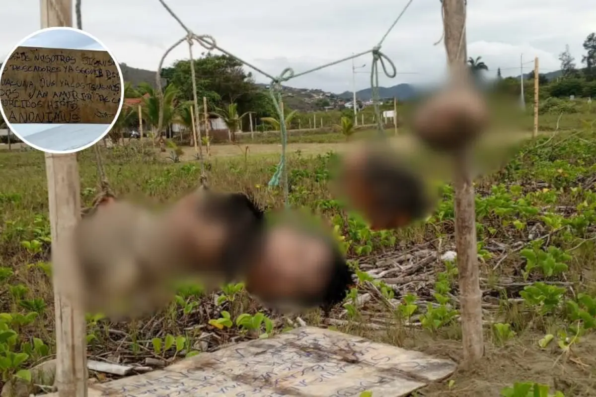 El hallazgo de los restos humanos causó pánico en el cantón.
