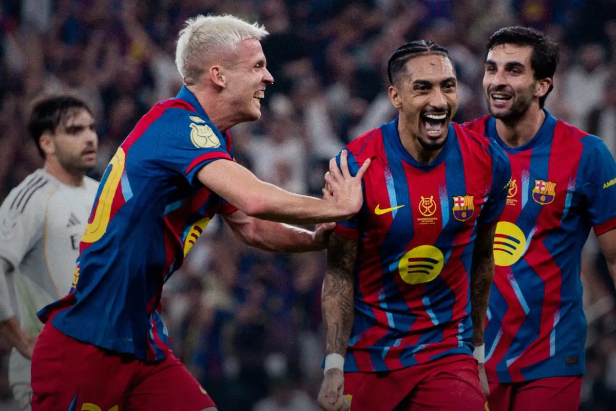 FC Barcelona logra el título de Supercopa de España 2026.