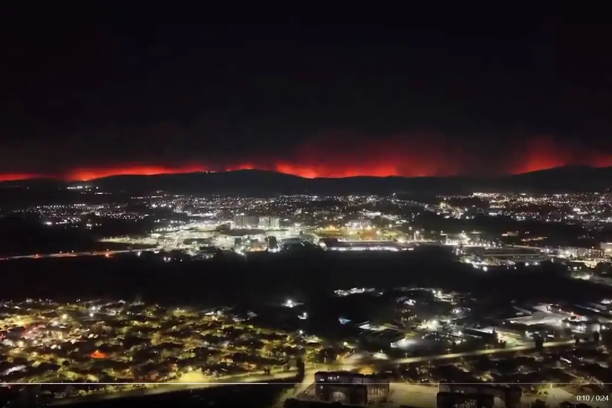 Incendio forestal Chile