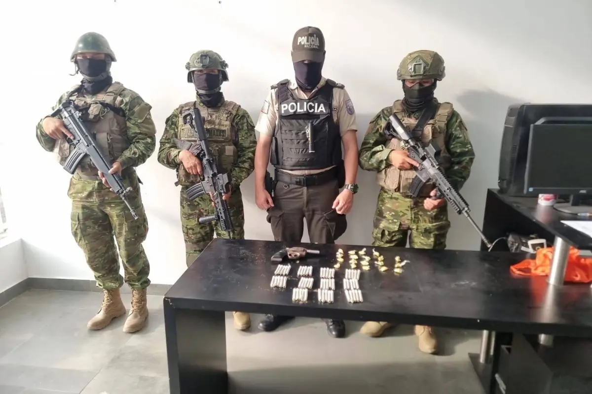 Las evidencias decomisadas durante el operativo de seguridad., Coretesía
