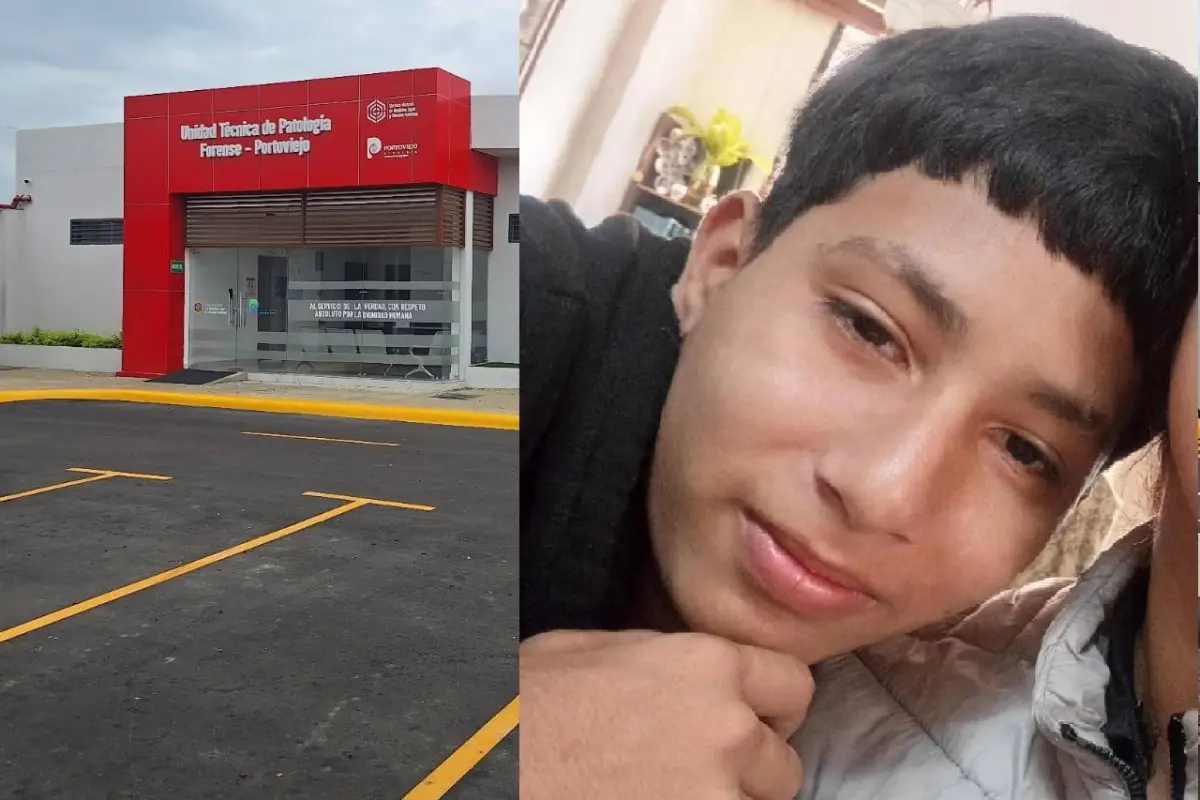 El cuerpo de Elian García fue el primero en ser retirado del Centro Forense de Portoviejo., El Diario