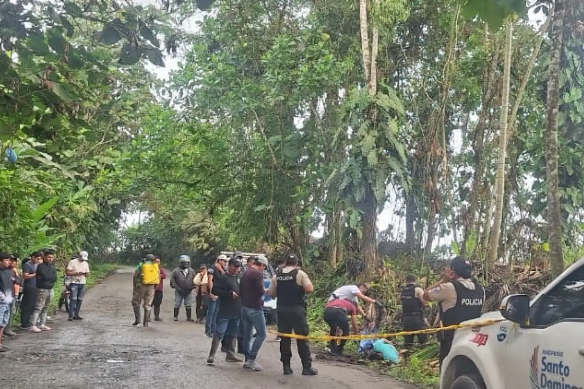 Hombre asesinado en Otongo Mapalí vivía en Quito y estaba de visita en Santo Domingo, 