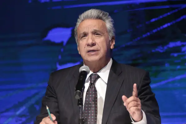 El expresidente Lenín Moreno aseguró que la democracia en Venezuela es recuperable tras reunirse con líderes opositores. Foto: Presidencia de la República del Ecuador. 