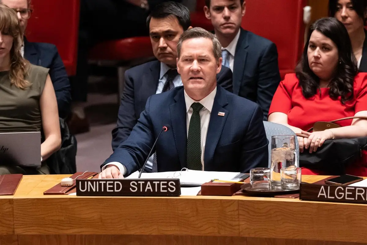 20/11/2025 November 20, 2025, New York, New York, USA: Ambassador Michael Waltz of United States speaks during Security Council meeting on Maintenance of peace and security of Ukraine at UN Headquarters in New York, NY on November 20, 2025.
POLITICA 
Eu