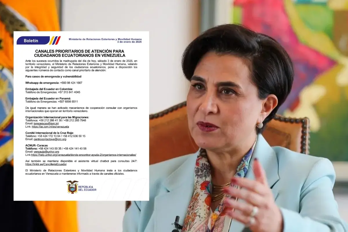 Captura de Nicolás Maduro Cancillería de Ecuador habilita puntos de ayuda para ecuatorianos en Venezuela