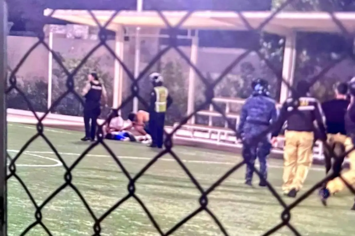 Las víctimas del ataque armado se encontraban jugando fútbol en Samborondón. Foto: captura redes sociales, 
