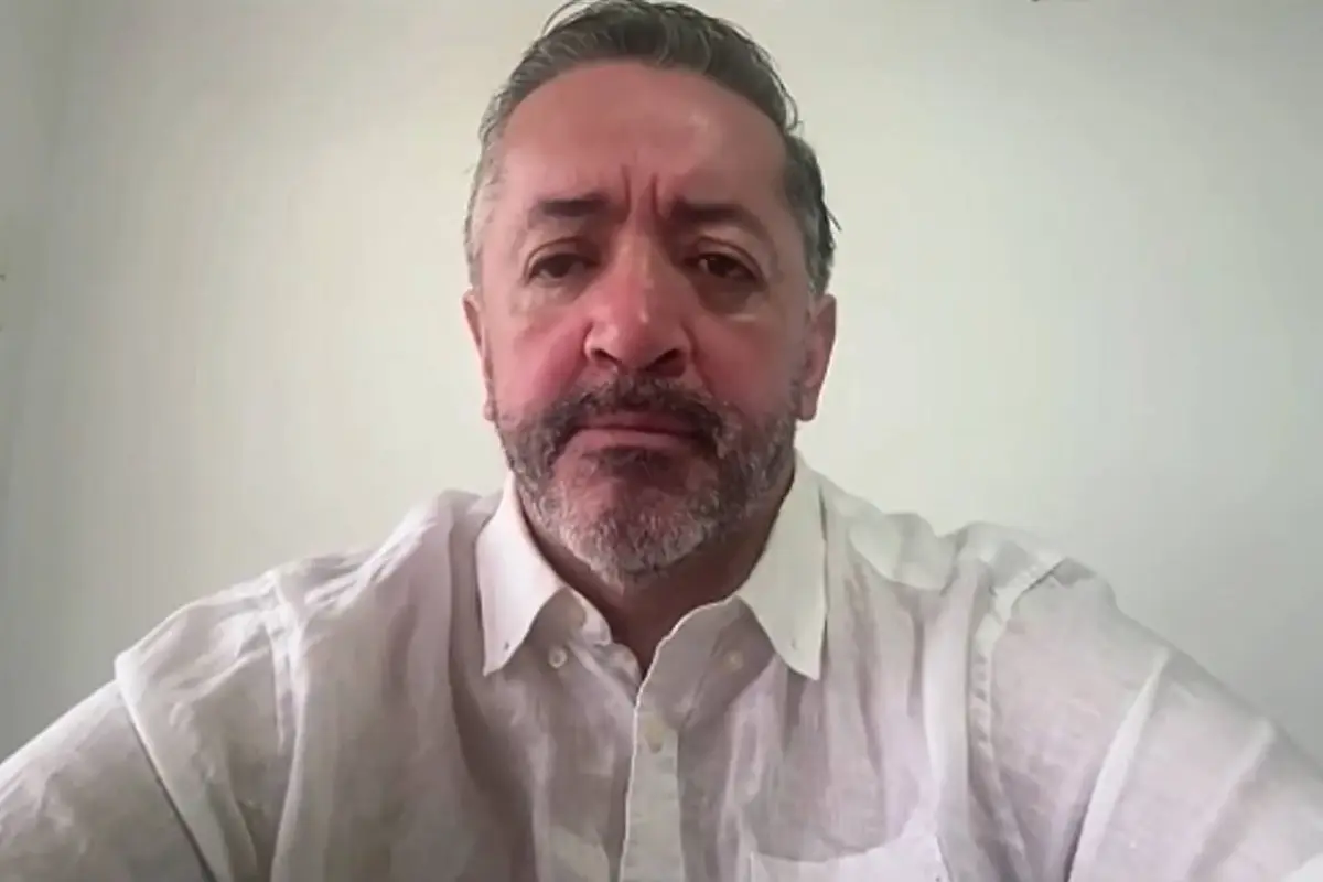 El abogado penalista Ramiro García, en una entrevista de Manavisión Plus. 
