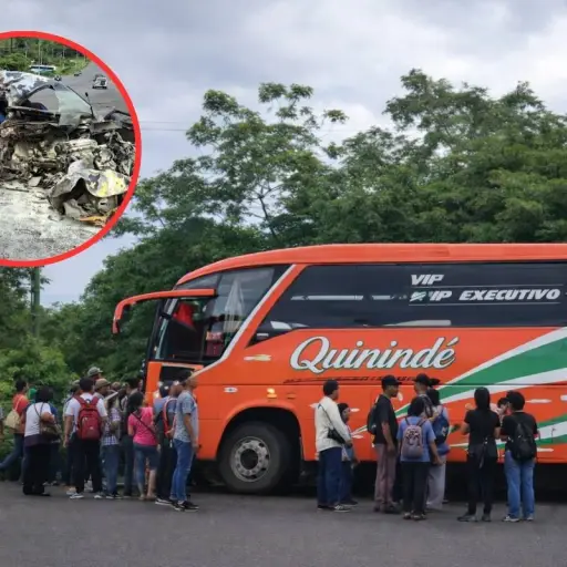 Adolescente pierde la vida tras un accidente de tránsito entre un bus y un carro en Esmeraldas