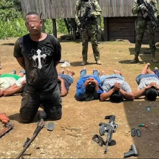 Esmeraldas: Capturaron a presunto cabecilla de las disidencias de las FARC en operación militar