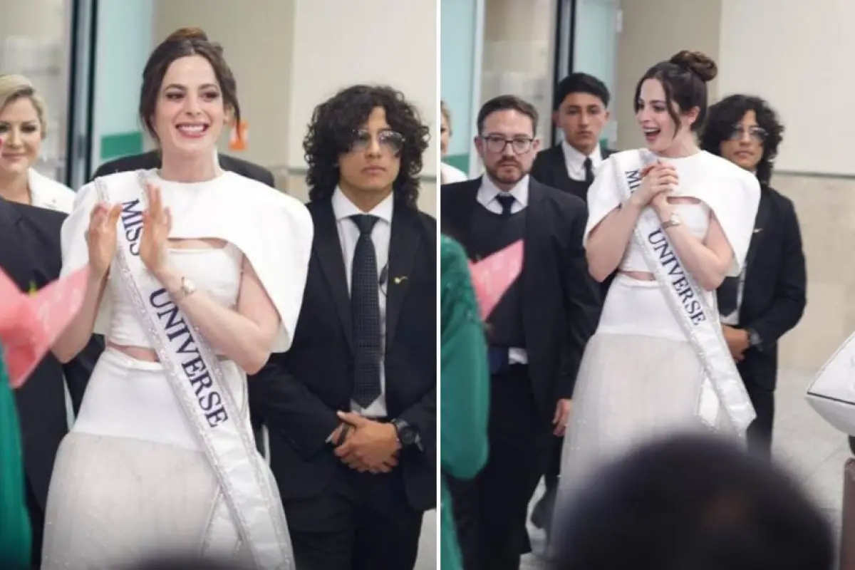 Fátima Bosch  se mostró emocionada en su arribo a  Ecuador.