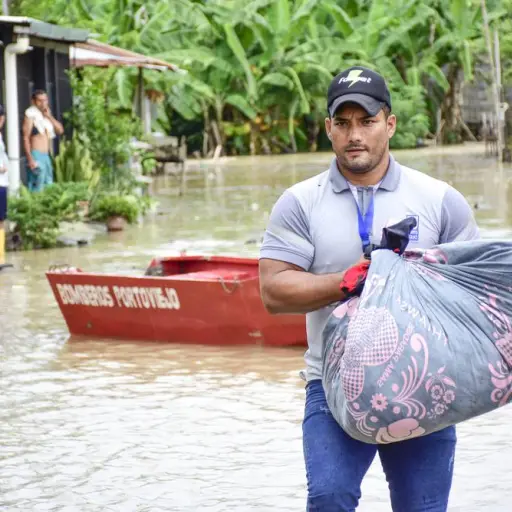 La Secretaría de Riesgos actualiza el mapa de alerta por lluvias en Ecuador