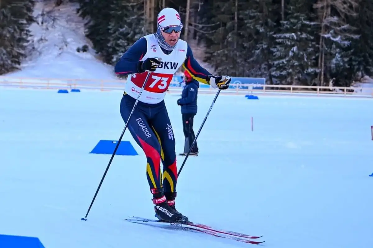 Klaus Jungbluth, único representante de Ecuador en los Juegos Olímpicos de Invierno 2026