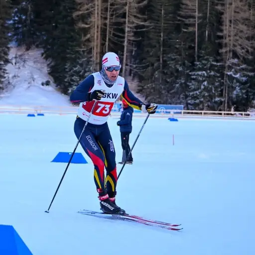 Klaus Jungbluth, único representante de Ecuador, compite en 10 km estilo libre en los Juegos Olímpicos de Invierno 2026  