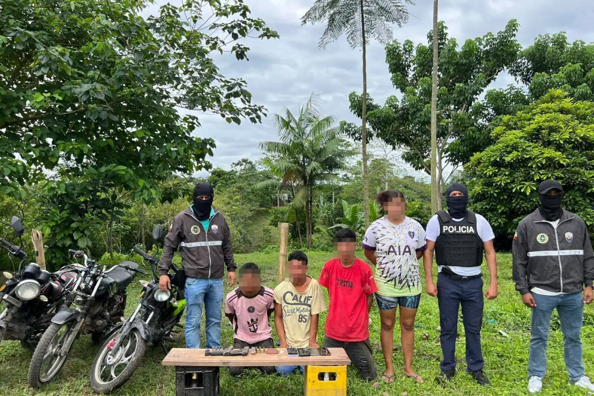 La Villegas: operativo policial deja cuatro detenidos y armas incautadas en La Concordia