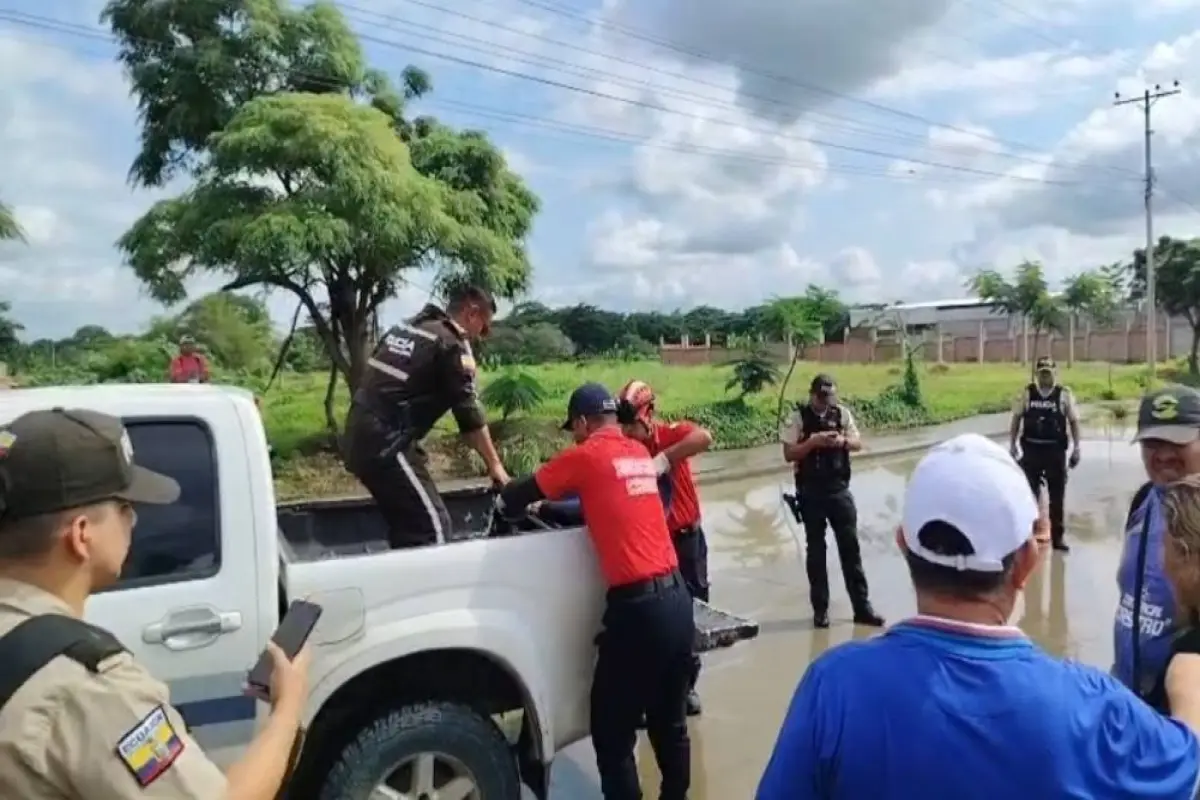 El adulto mayor fue llevado a uno de los centro forenses de la provincia para la autopsia de rigor., Cortesía