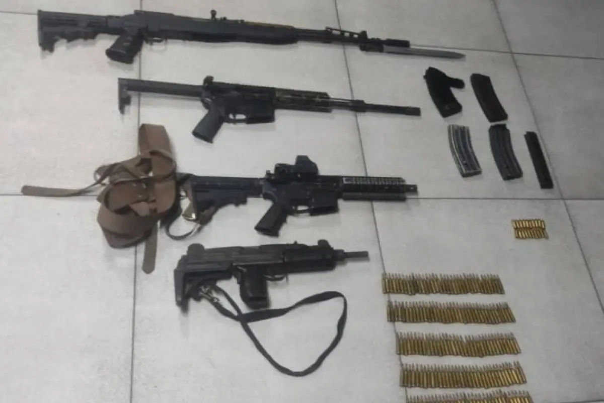 La Policia Nacional de Ecuador decomisó varias veces armamento en la provincia de Los Rios