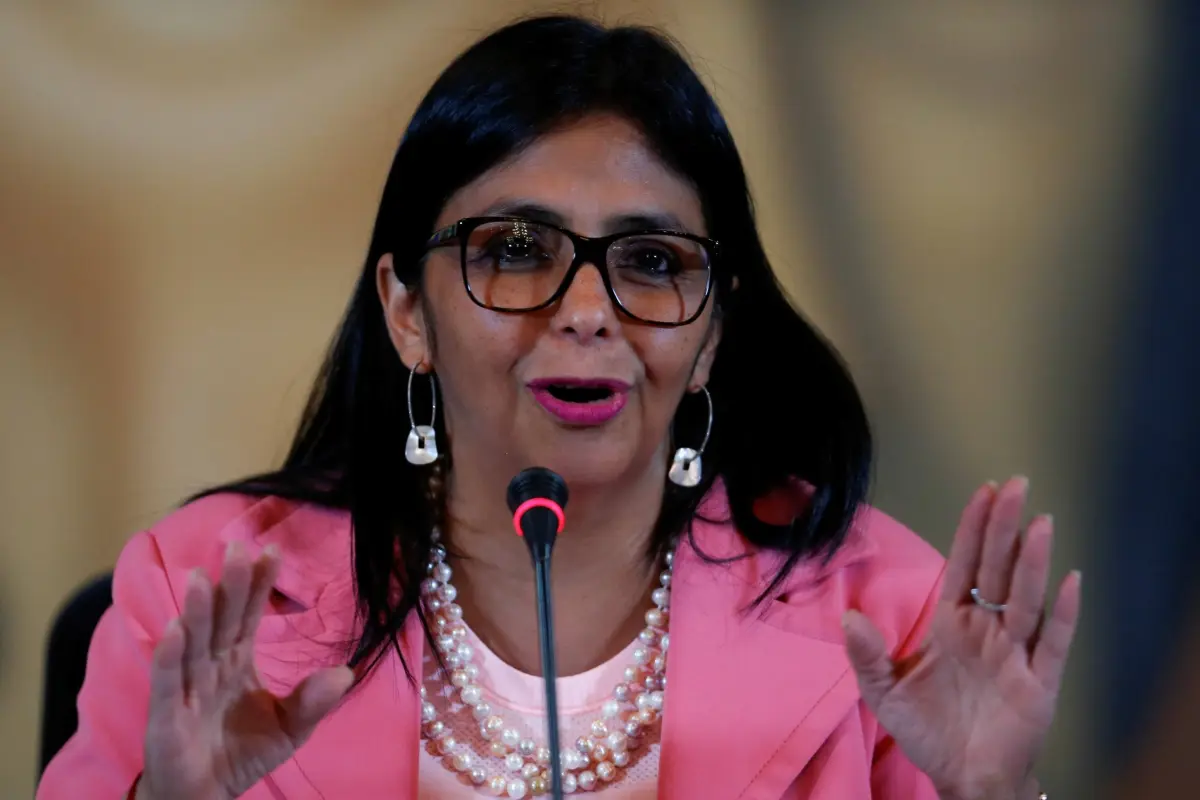 La presidenta encargada de Venezuela, Delcy Rodríguez.