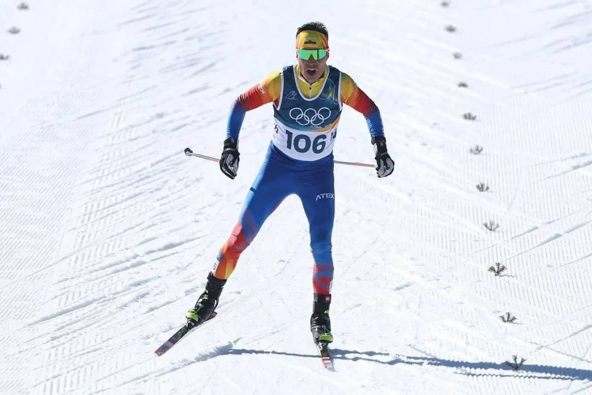 Klaus Jungbluth finalizó en el puesto 111 en la prueba de esquí en los Juegos Olímpicos de Invierno
