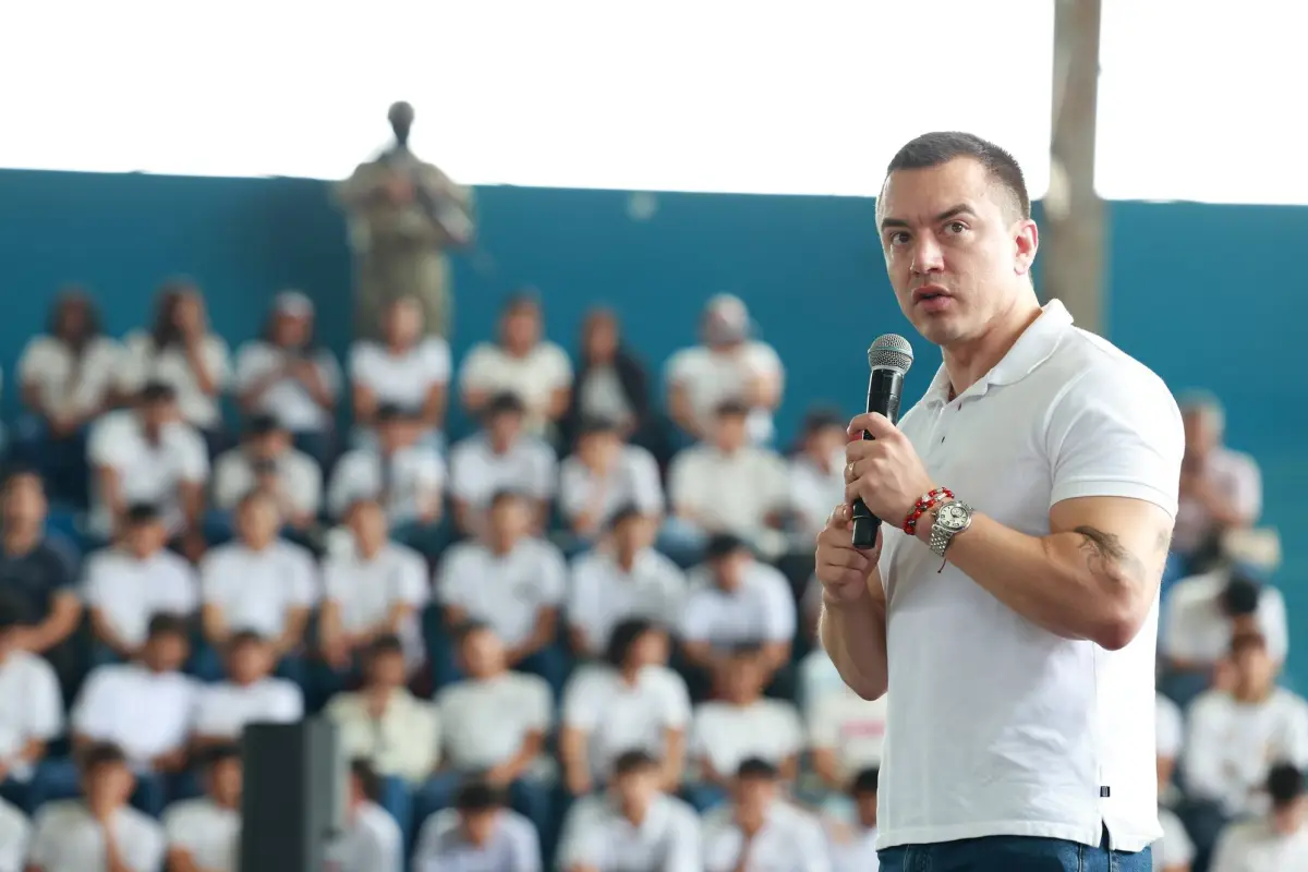 Daniel Noboa anuncia traslado del Gobierno a Guayaquil este 13 de febrero.