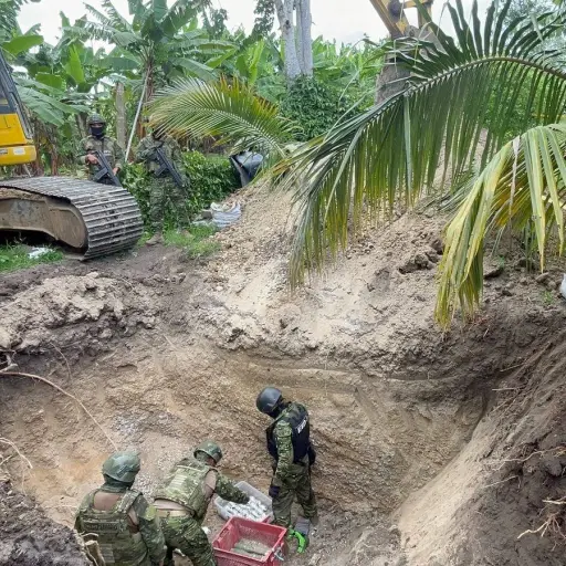 Destruyen explosivos decomisados en Playa Prieta de Portoviejo