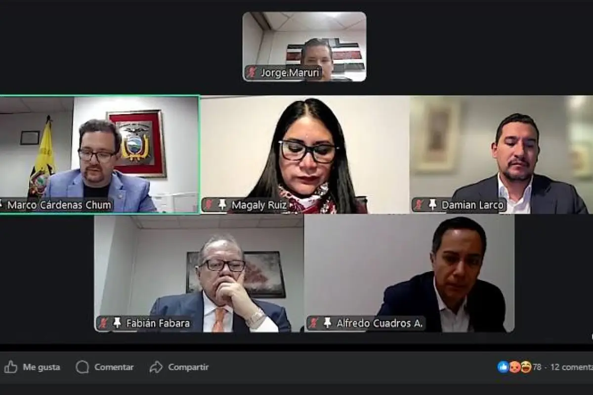 Captura de pantalla de la sesión del Consejo de la Judicatura del 10 de febrero del 2026