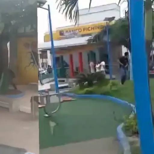 Balacera interrumpió detención de un hombre armado en medio de un operativo policial en Atacames